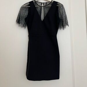 Black lace dress